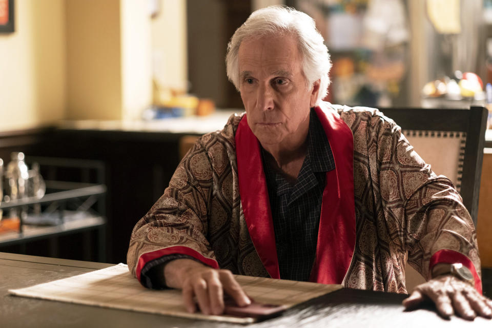 This image released by HBO shows Henry Winkler in a scene from "Barry." (HBO via AP)