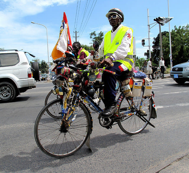 Cycling with style and character in Dar es Salaam, Tanzania's Moving  Planet Cycle Caravan