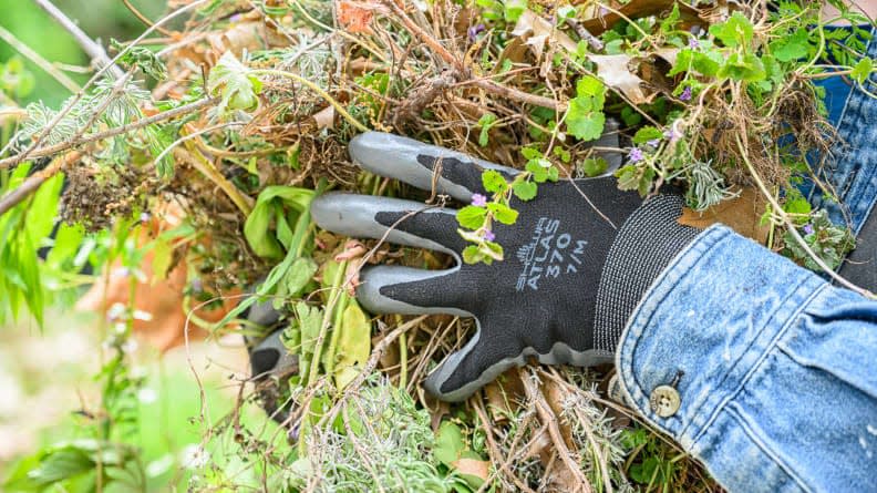 Gardening gloves will help keep your hands protected when you're getting down and dirty.