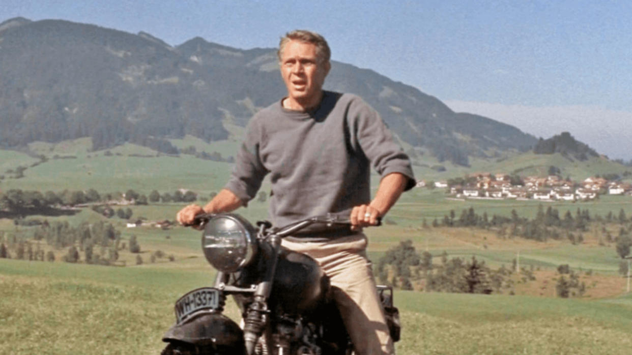  Steve McQueen in The Great Escape. 