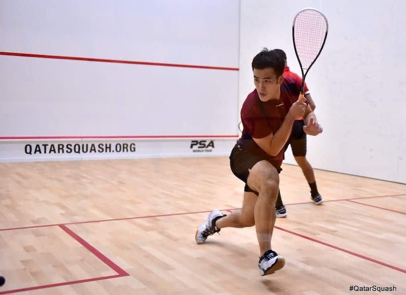 葉梓豐 Credit : qatarsquash