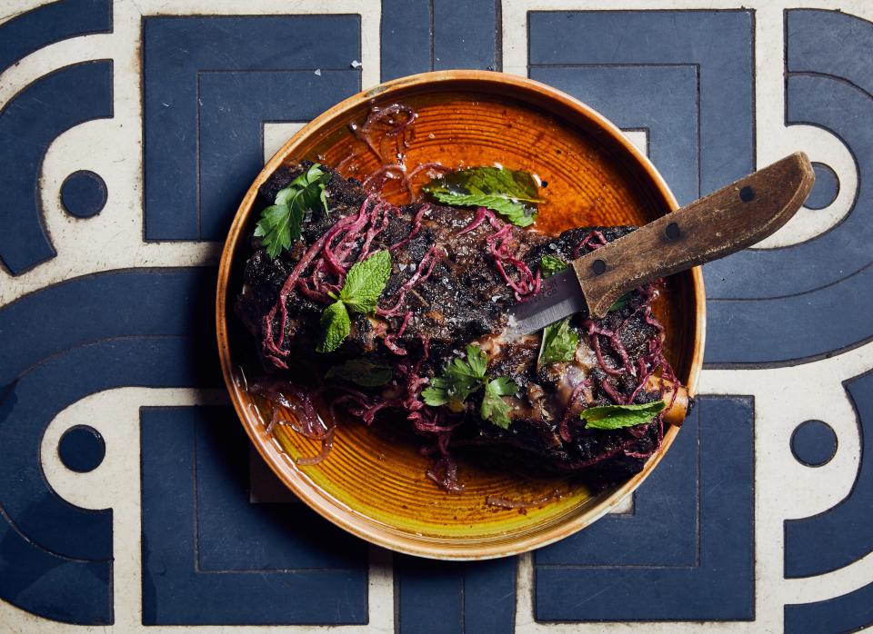 Slow-Roast Spiced Lamb Shoulder with Sumac Onions