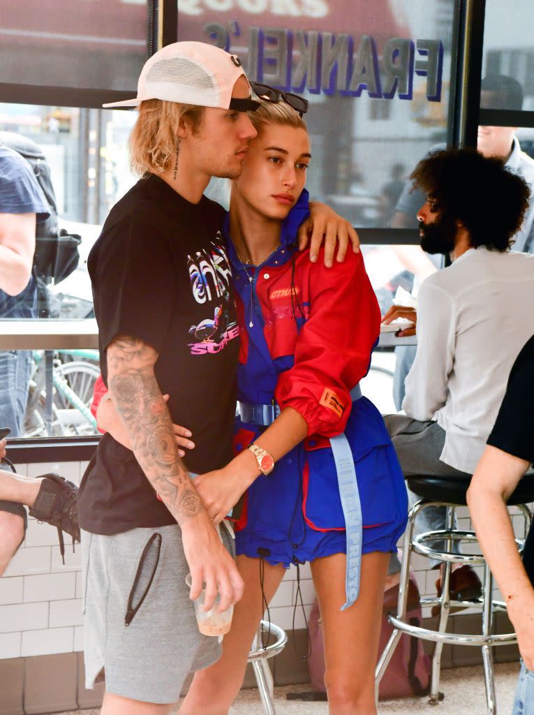 30) Justin Bieber and Hailey Baldwin - July 2018