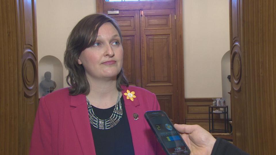 Green MLA Megan Mitton pressed Public Safety Minister Kris Austin for more justification around building a new jail.