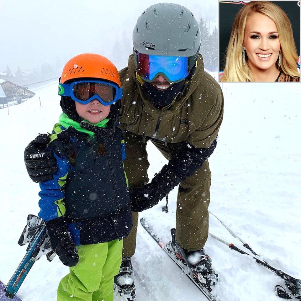 Carrie Underwood/Instagram; Inset: Rich Fury/Getty