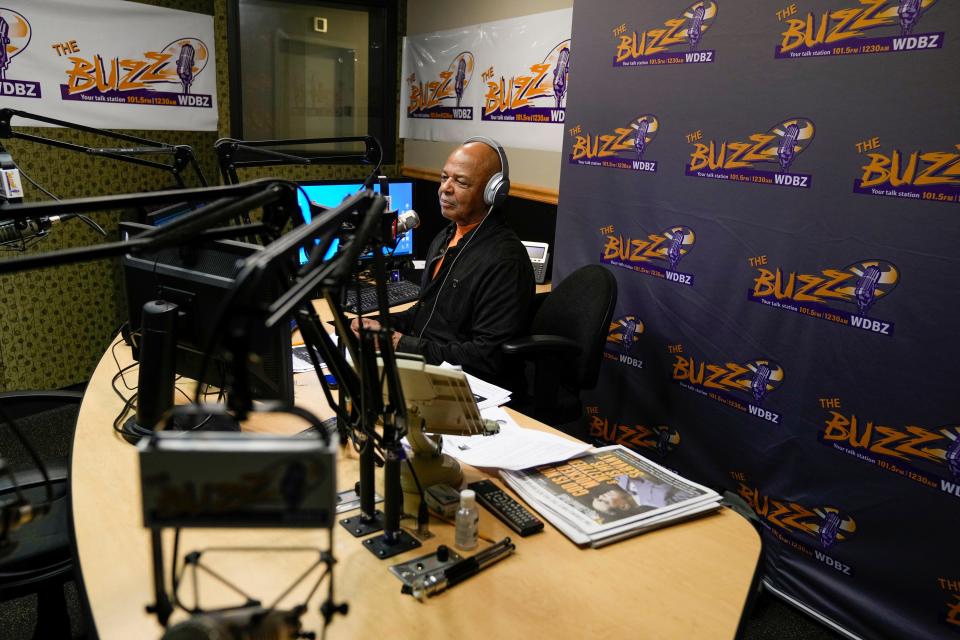 Lincoln Ware hosts his show at WDBZ-AM 1230, The Buzz Cincy, on March 16.