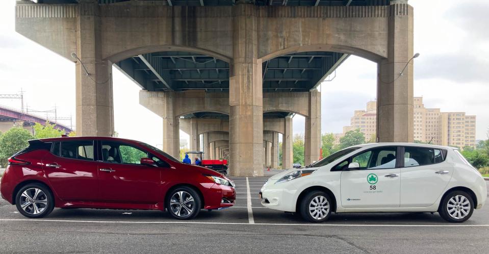 The 2022 Nissan Leaf SL Plus.