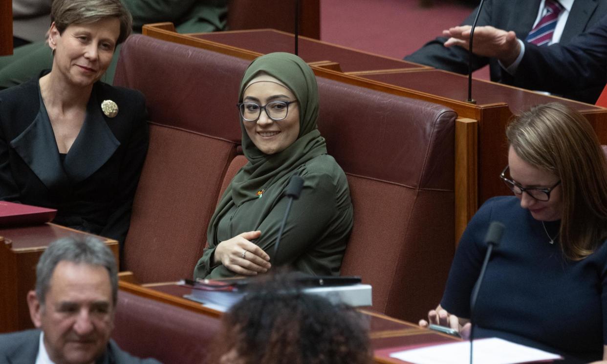 <span>Fatima Payman’s interview with ABC TV’s Insiders program on Sunday morning was the last straw for the Labor leadership group.</span><span>Photograph: Mike Bowers/The Guardian</span>