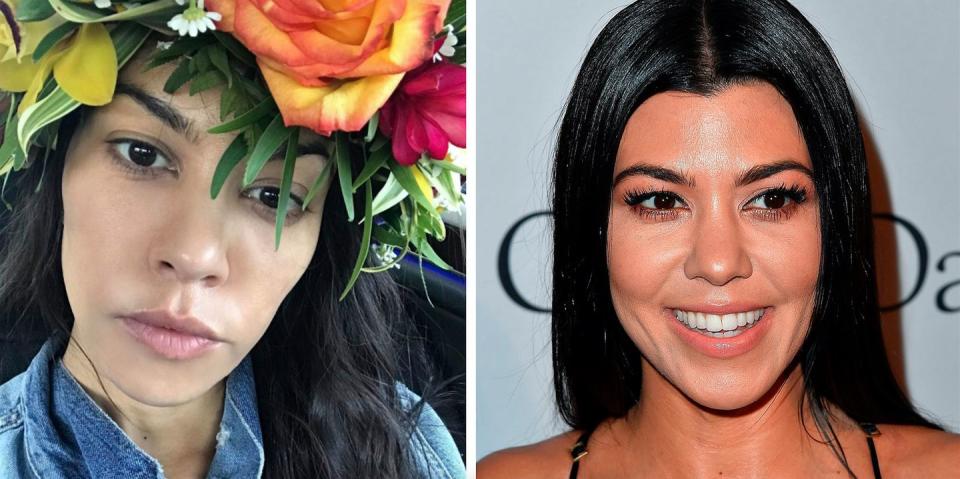 <p>Kourt teamed her flower crown with a fresh, makeup-free face - a winning combo if ever we saw one. </p>