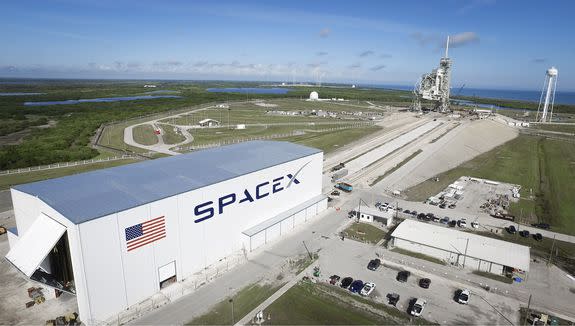 Launch Pad 39A, which underwent modifications to adapt to SpaceX's needs last year, sits on marshland not far from the Atlantic.