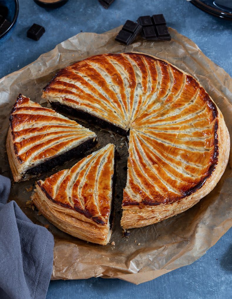 Galette des rois au chocolat praliné