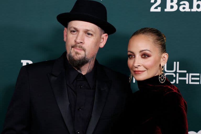 Nicole Richie eligió ir a la gala en compañía de su esposo, el cantante Joel Madden