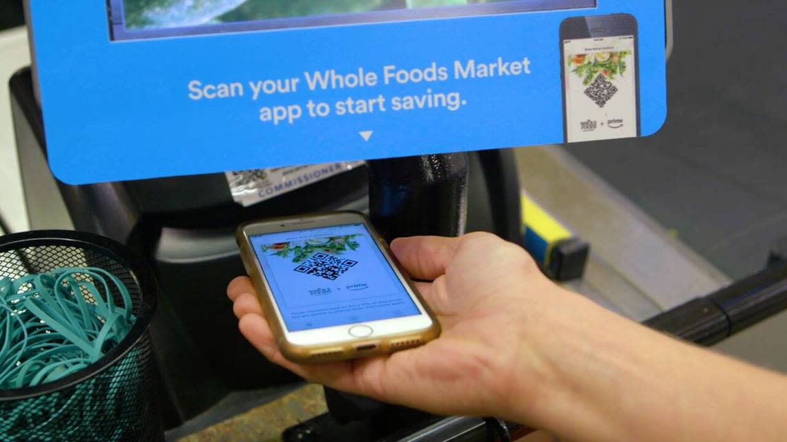 Amazon Prime members or users of the Whole Foods app can get discounts at Whole Foods Market. Courtesy/Amazon