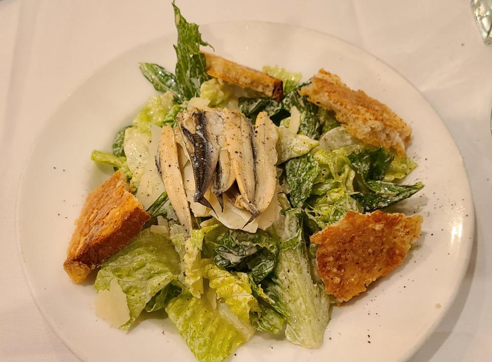 Caesar salad is one of three appetizer options for the $28 "Plates" lunch at Capital Grille.