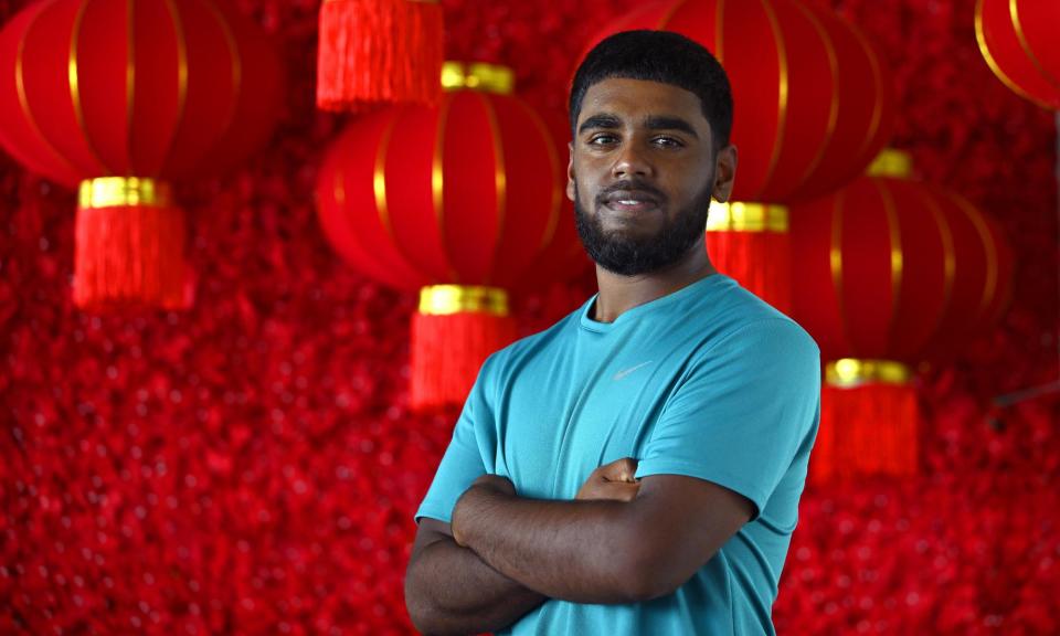 <span>Rehan Ahmed pictured at the team hotel in Visakhapatnam after the second Test.</span><span>Photograph: Stu Forster/Getty Images</span>