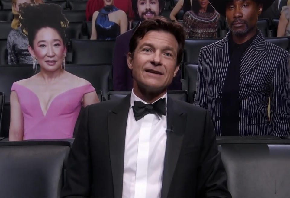 Jason Bateman Pretended to Be a Cardboard Cutout