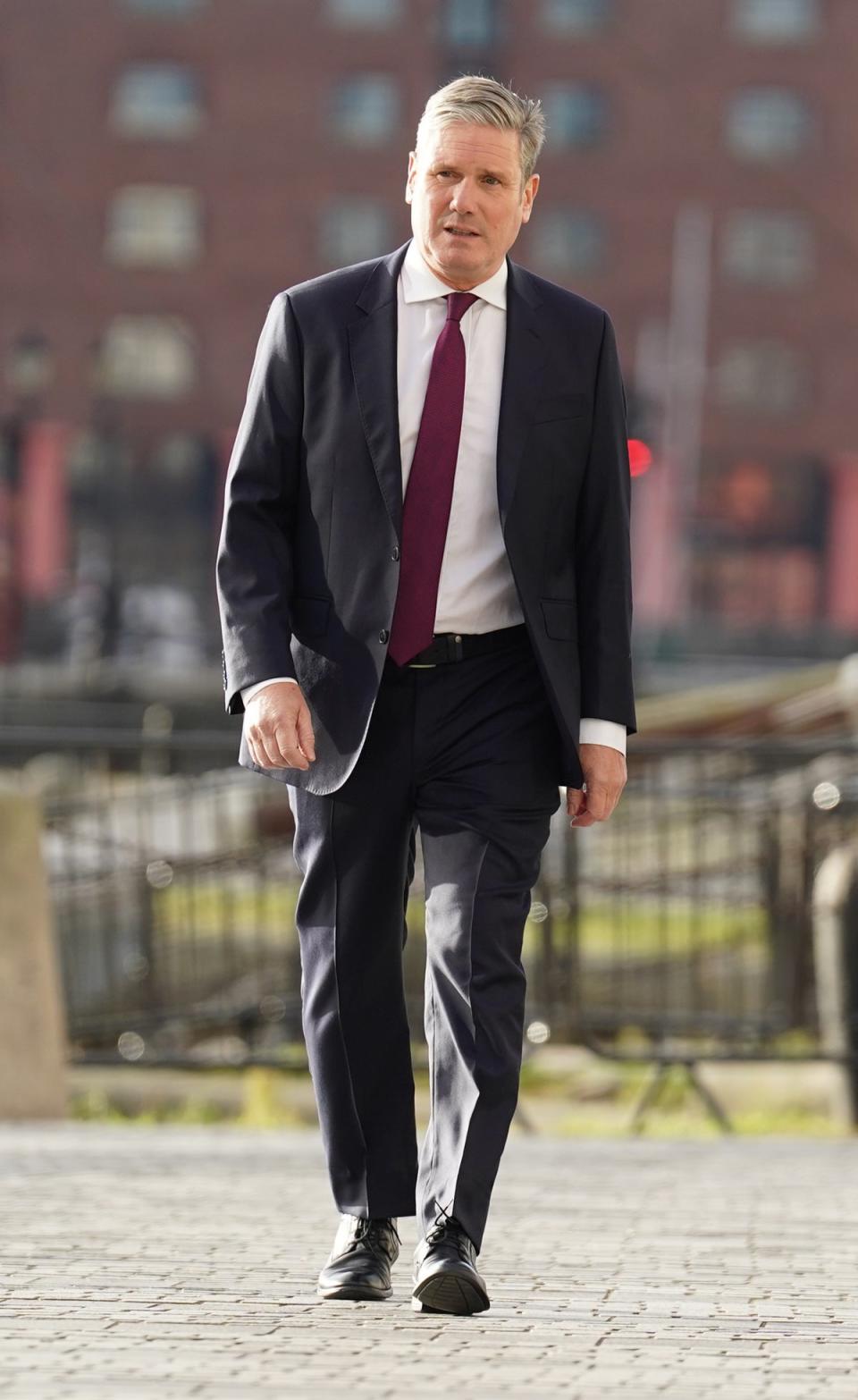 Labour party leader Sir Keir Starmer was in Liverpool for the party’s conference (Stefan Rousseau/PA) (PA Wire)