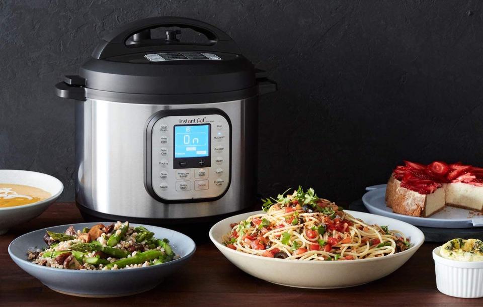 Instant Pot Duo Nova 7-in-1 Electric Pressure Cooker helps create delicious meals in a flash. Image via Amazon.