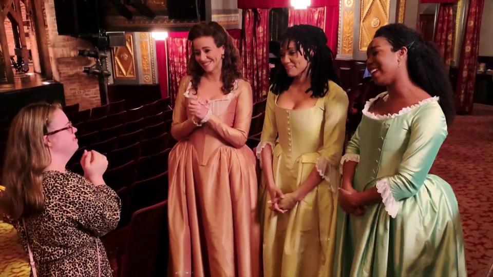 A personal performance from the Schuyler sisters? What more could any 