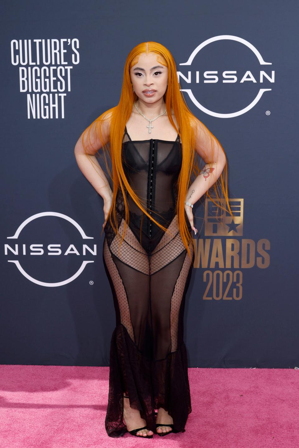 Ice Spice attends the 2023 BET Awards.