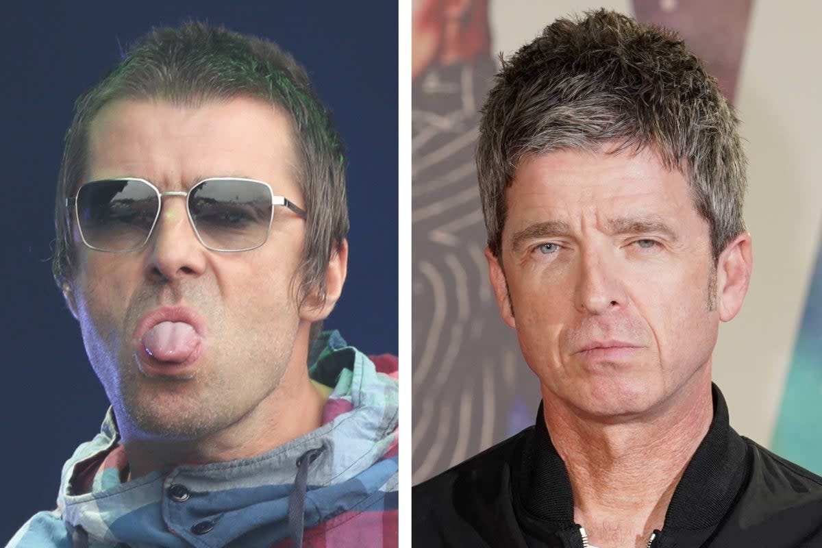 Liam Gallagher (left) described brother Noel as having ‘little man syndrome’  (PA)