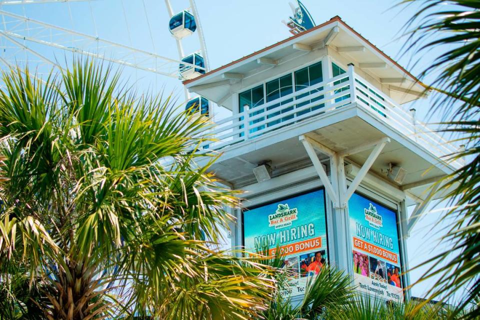 LandShark Bar & Grill on the Myrtle Beach Boardwalk is offering $1,000 bonuses for new hires as the Grand Strand faces a historic worker shortage.