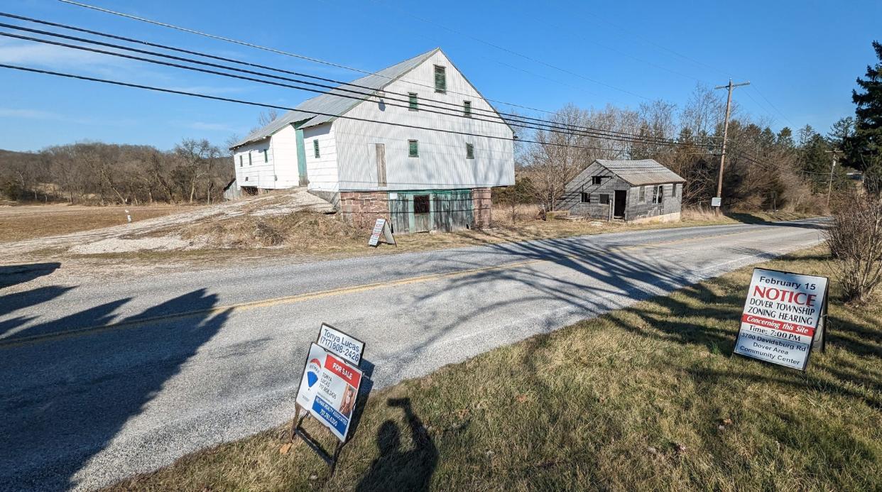 The proposed site for a solar energy installation on Harmony Grove Road in Dover Township. That project has been abandoned.