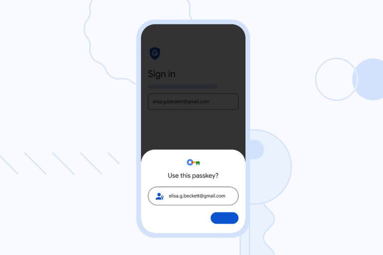 Las passkeys, o llaves de acceso, permiten acceder a un servicio digital usando tu huella dactilar, rostro o bloqueo de pantalla como alternativa a la contraseña, lo que evita que ésta pueda ser robada