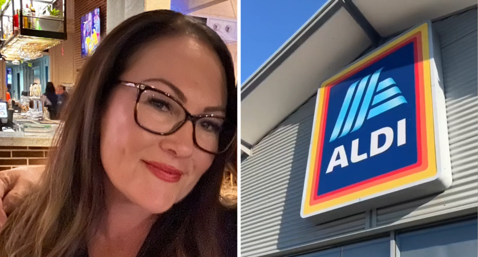 Louise Heffernan and Aldi