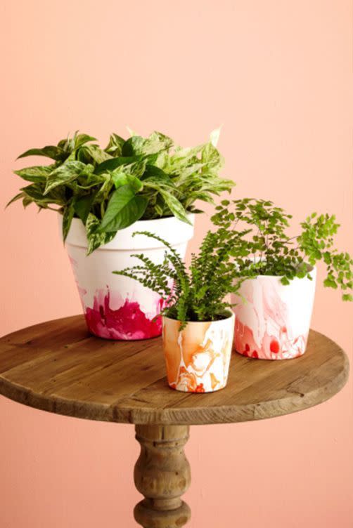 Watercolor Planters