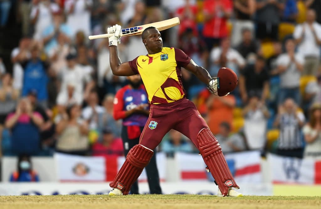 Rovman Powell scored a devastating century  (Getty Images)