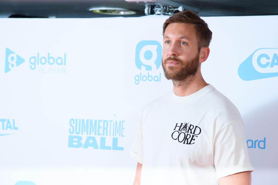 Calvin Harris attends the Capital Summertime Ball 2023 at Wembley Stadium on June 11, 2023 in London, England. (Photo by Joe Maher/Getty Images)