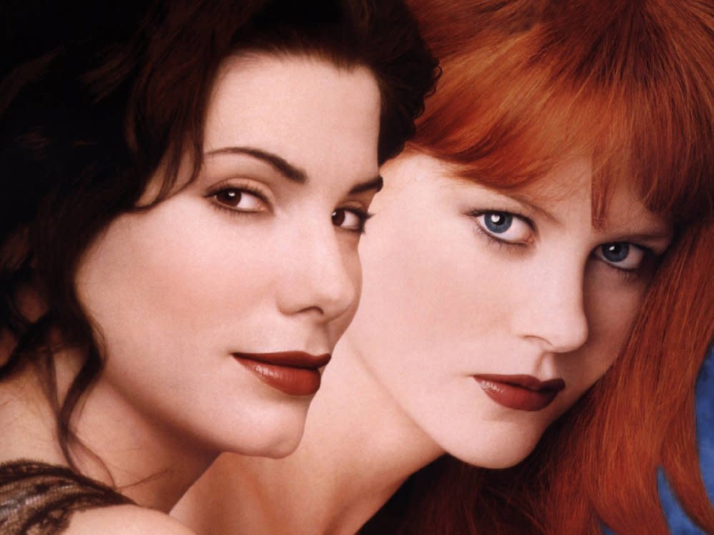 Sandra Bullock (l.) und Nicole Kidman 1998 in "Zauberhafte Schwestern". (Bild: imago/United Archives)