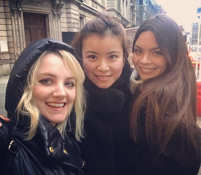 6) Evanna Lynch, Katie Leung and Scarlett Byrne