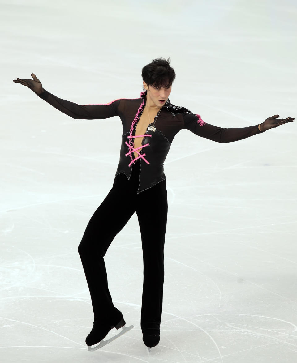 Performing&nbsp;his short program at the 2010 Winter Olympics on Feb. 16, 2010, in Vancouver, British Columbia.&nbsp;