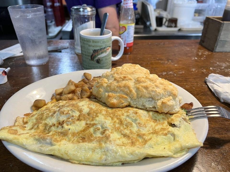 An omelette from Little Diner on 1st.