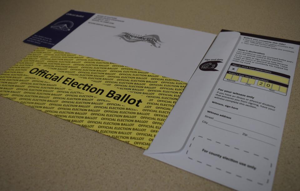 Redesigned mail-in ballot envelopes and instruction sheets have revised language intended to better inform voters how to properly fill out and return their ballots.