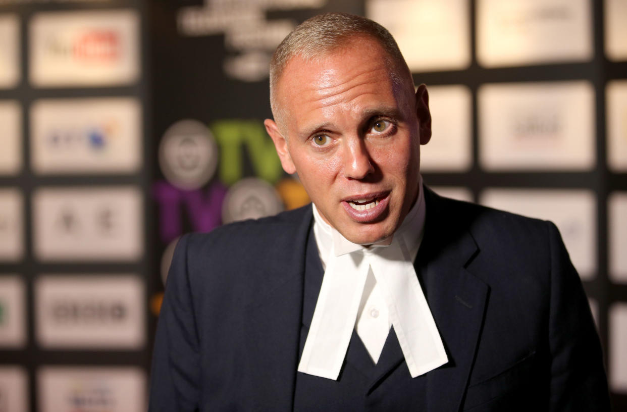 Criminal barrister Judge Robert Rinder at the 2017 Edinburgh International Television Festival at the Edinburgh International Conference Centre.