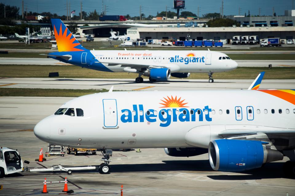 Planes from Allegiant Air.