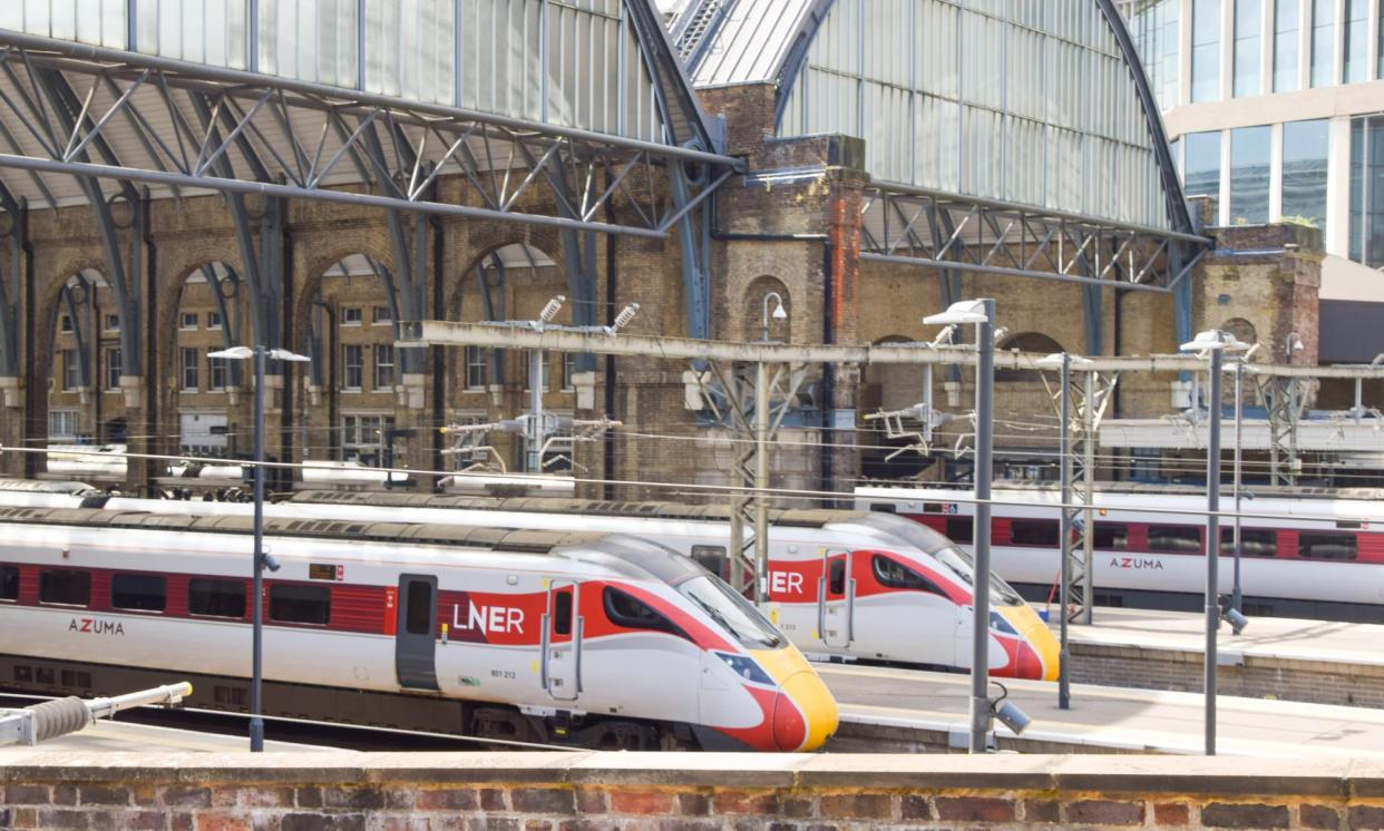 <span>LNER (London North Eastern Railway) train drivers who are members of the Aslef union are to go on strike.</span><span>Photograph: Vuk Valcic/Zuma Press Wire/Rex/Shutterstock</span>