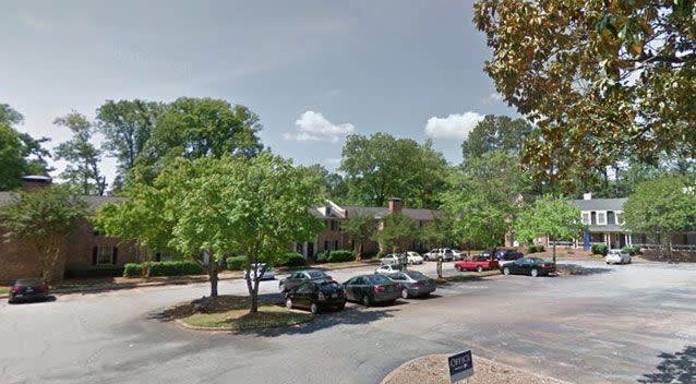 The body was discovered at the Atlanta home in Emory Square. Source: Google Maps