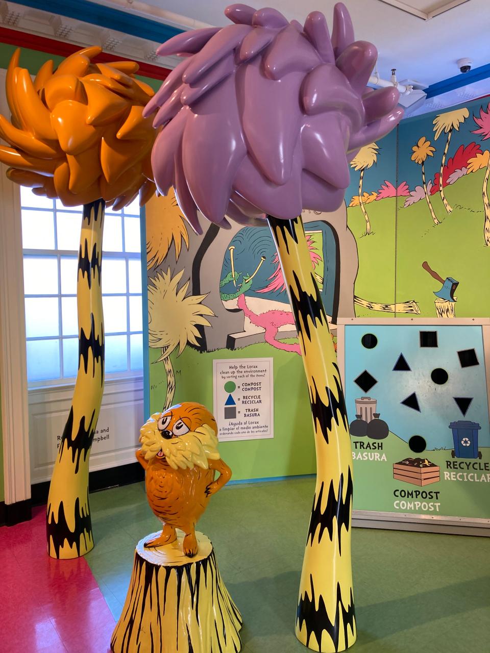 The Lorax at the Amazing World of Dr. Seuss.