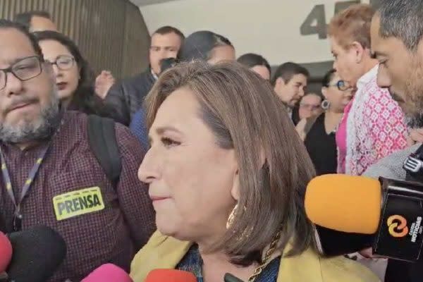 Xóchitl Gálvez, candidata a la presidencia.