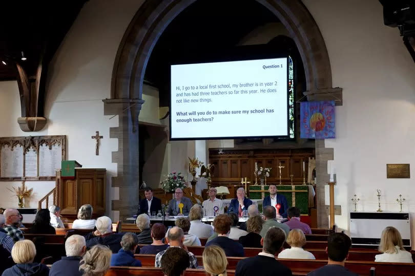 The Prudhoe hustings event at St Mary Magdalene Parish Church