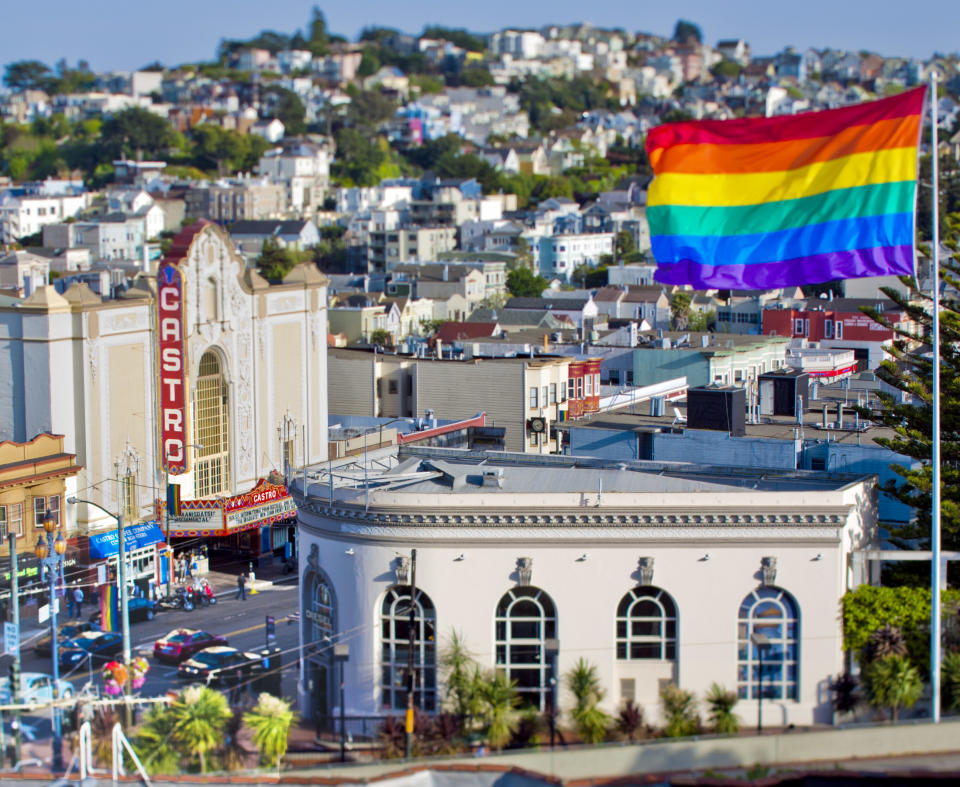 Castro neighborhood San Francisco gay pride LGBTQI