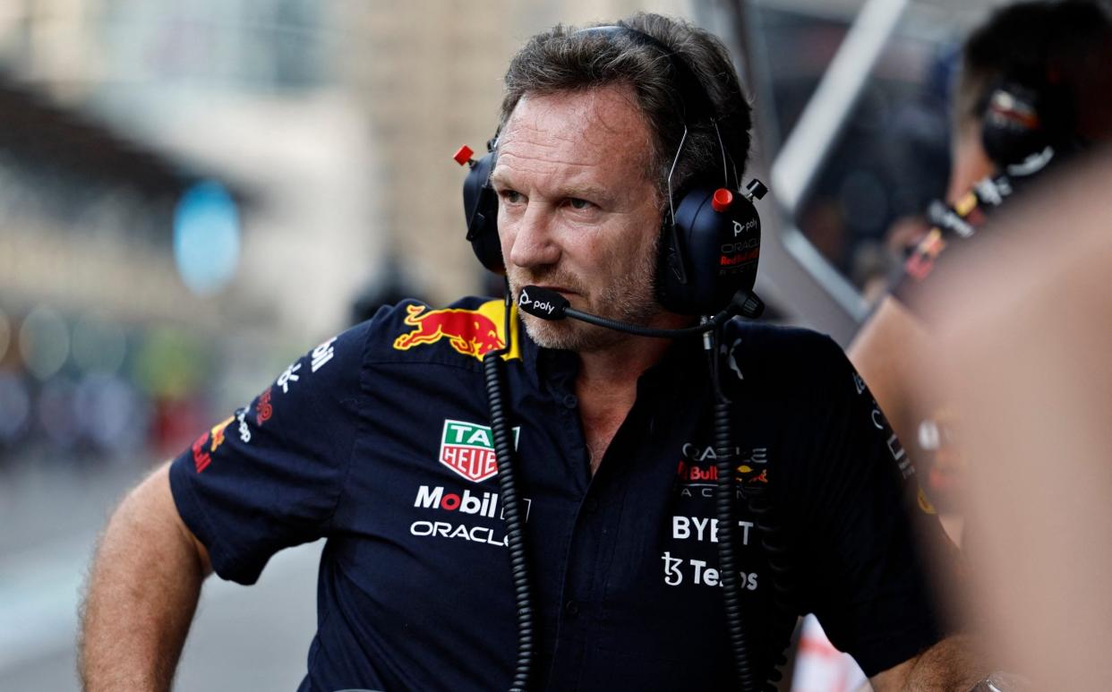 Red Bull Team Principal Christian Horner during qualifying - REUTERS/Hamad I Mohammed