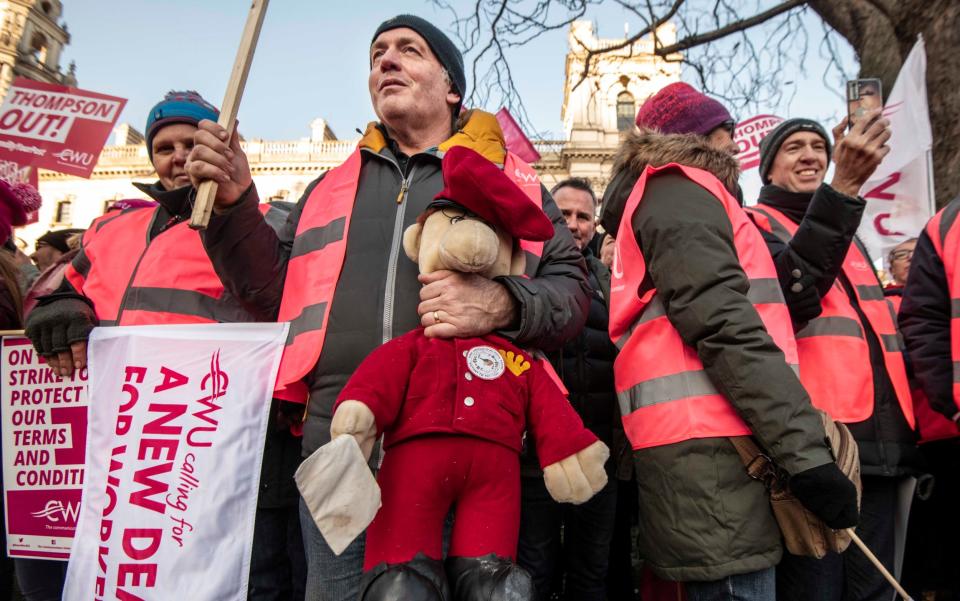 Royal Mail strikers - JULIAN SIMMONDS