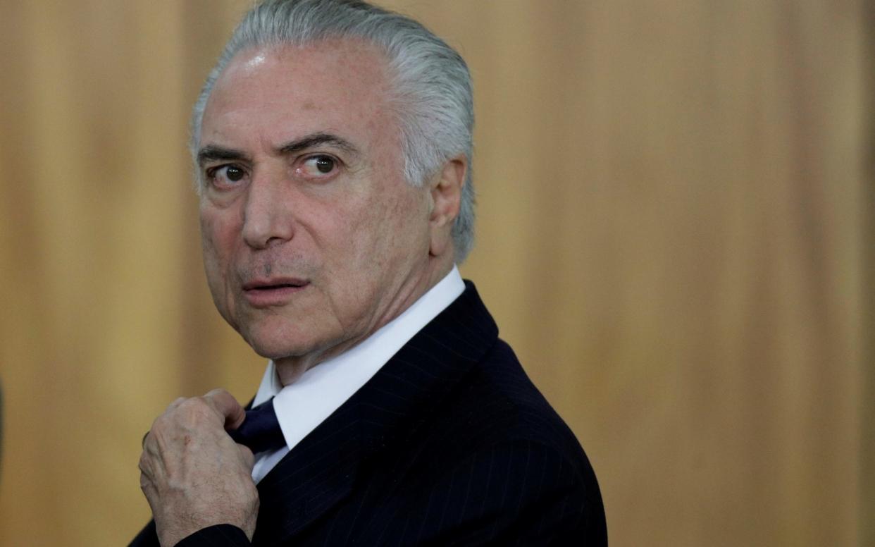 Brazilian President Michel Temer is the country's first sitting president to face criminal charges - REUTERS