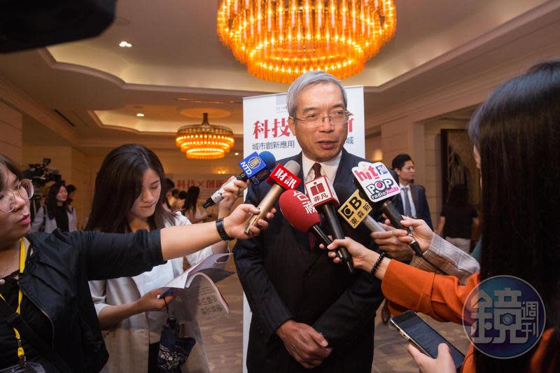 謝金河（圖）強調他的觀點與柯文哲全然不同，「柯市長是全然否定台灣，看壞台灣，我是看好台灣的未來。」（本刊資料照）