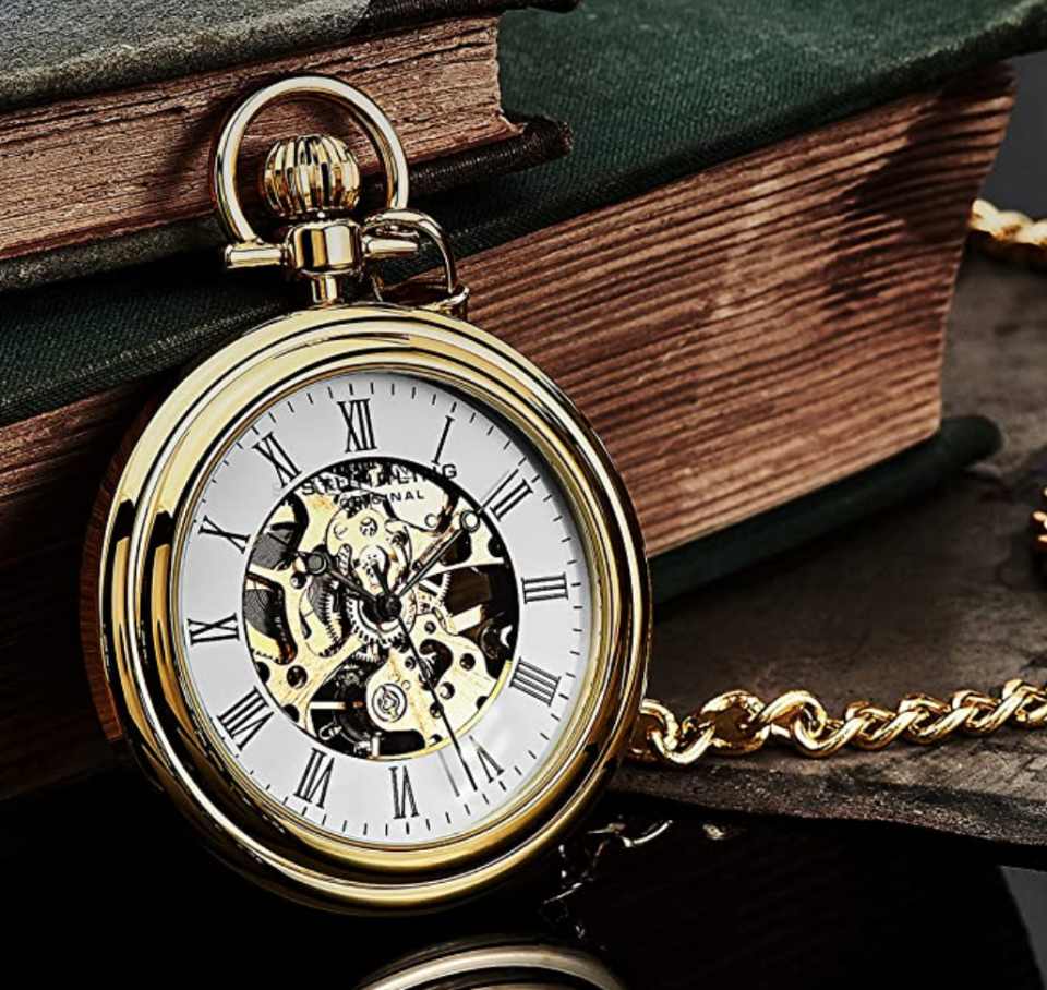 Stuhrling Original Mechanical Pocket Watch - pocket watch